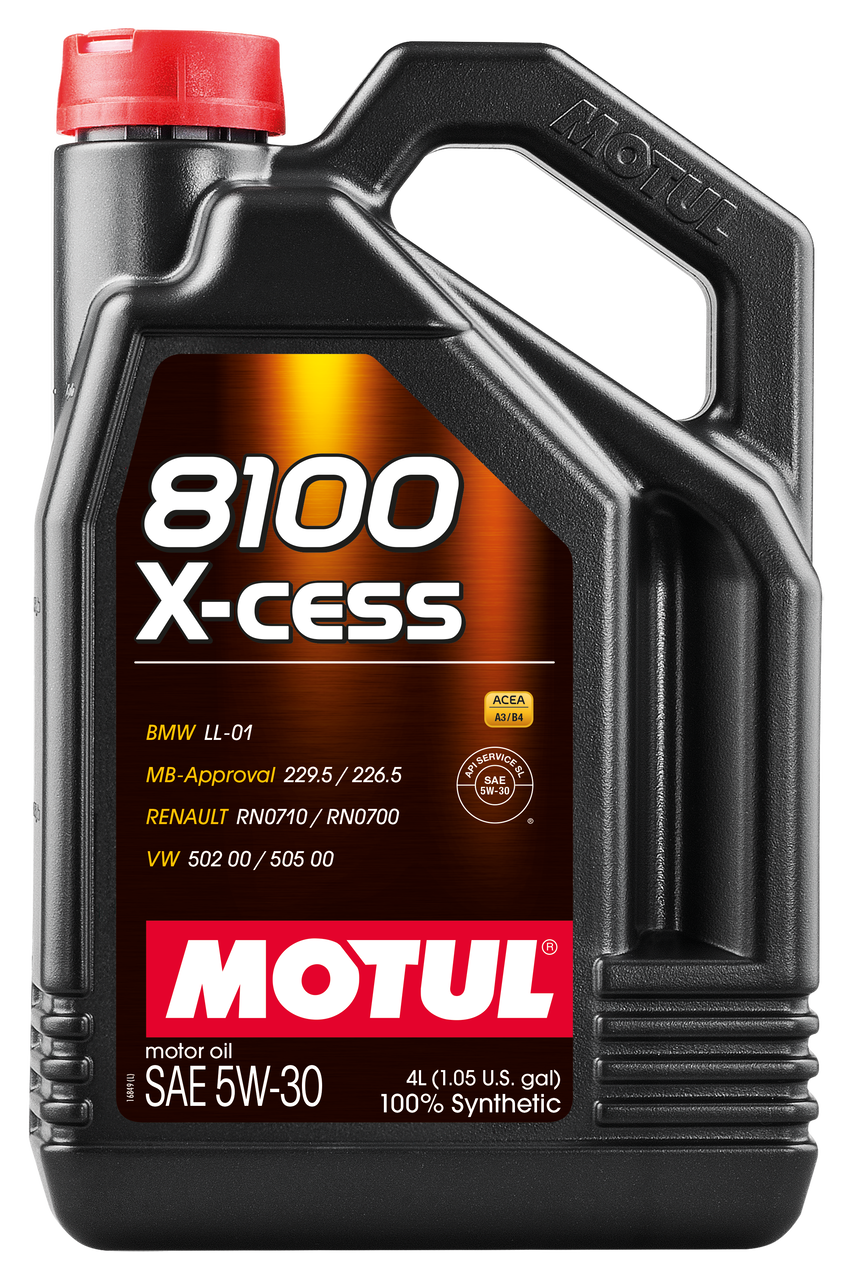 Масло моторное Motul 8100 X CESS 5W 30 4л купить с доставкой на дом