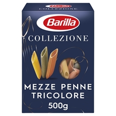 Макаронные изделия Barilla Mezze Penne Tricolore из твердых сортов пшеницы, 500г
