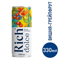 Напиток Rich Dolce сокосодержащий Вишня-Грейпфрут, 330мл