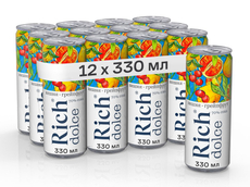 Напиток Rich Dolce Вишня-Грейпфрут сокосодержащий, 330мл x 12 шт