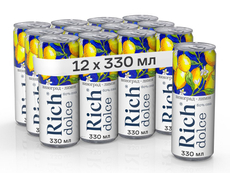 Напиток Rich Dolce Лимон-Виноград сокосодержащий, 330мл x 12 шт