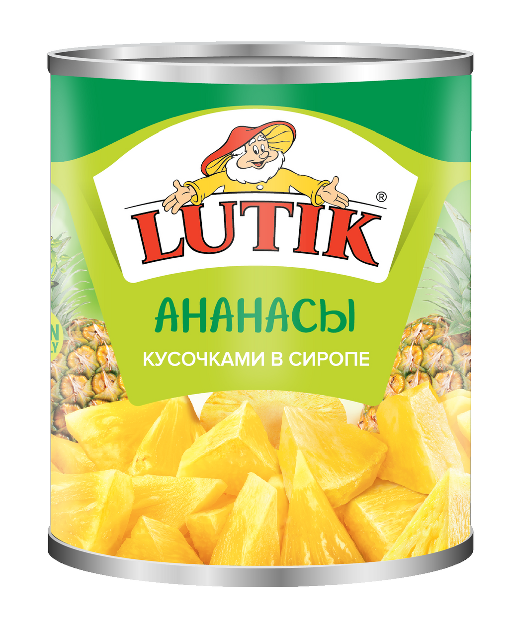 Ананасы кусочками в сиропе LUTIK, 3100мл купить с доставкой на дом ...