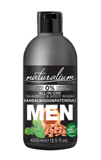 Гель для душа Naturalium Сандаловое дерево и пачули мужской, 400мл
