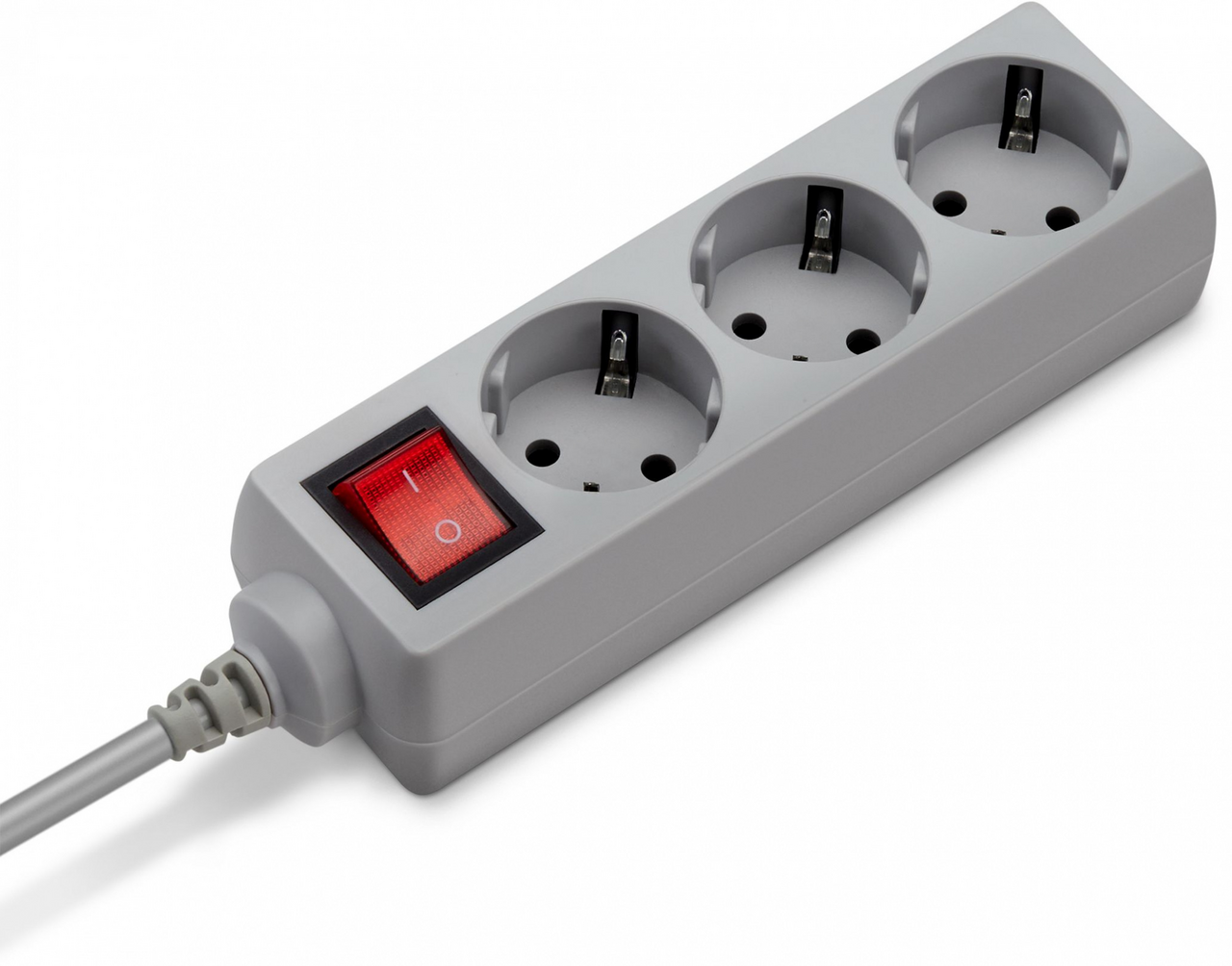 Фильтр сетевой Buro 300SL-1-G 3 розетки серый, 1м