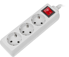 Фильтр сетевой Buro 300SL-5-G 3 розетки серый, 5м