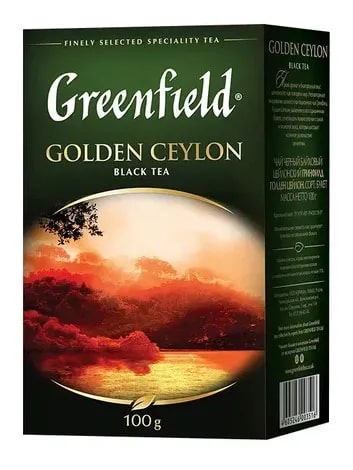 Изображение товара Чай Greenfield Golden Ceylon черный крупнолистовой, 100г