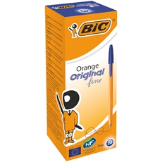 Ручки шариковые BIC Orange Fine синие, 20 шт