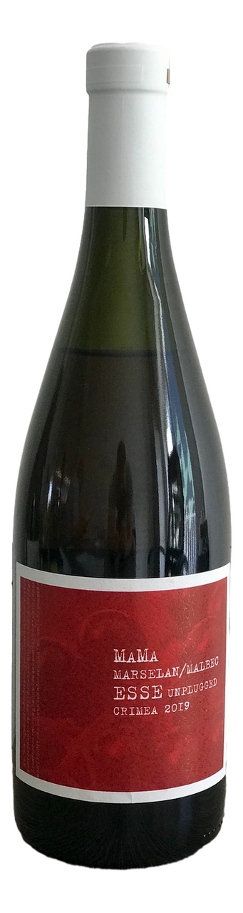 Вино Esse Unplugged MaMa Marselan Malbec красное сухое, 0.75л
