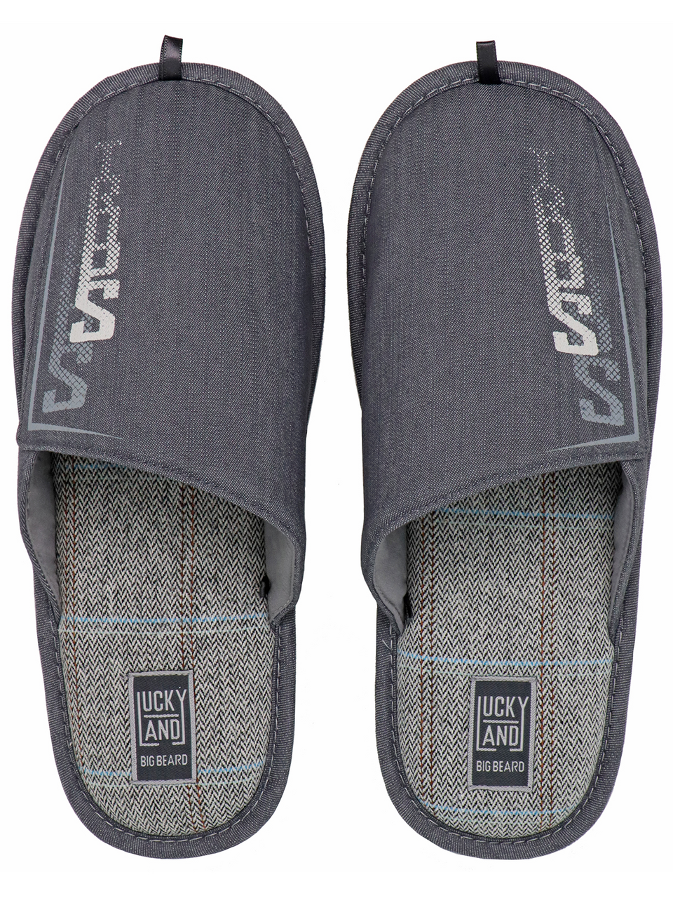 Тапочки мужские Lucky Land 3562 M-NCH-C закрытые, р. 41-46