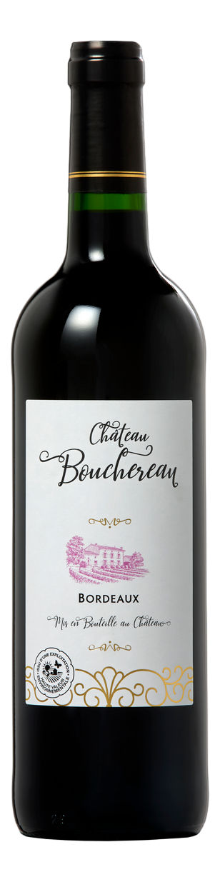 Вино Chateau Bouchereau красное сухое, 0.75л