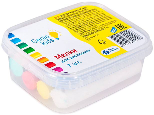 Мелки для рисования Нордпласт Just Cool, 7шт