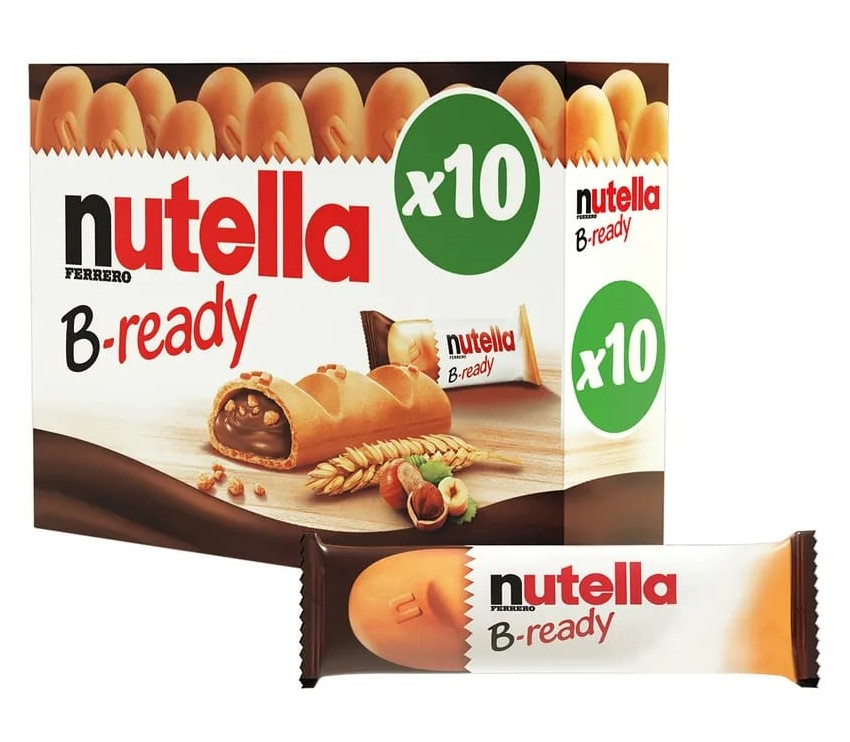Батончик вафельный Nutella Ferrero B-ready, 22г x 10 шт