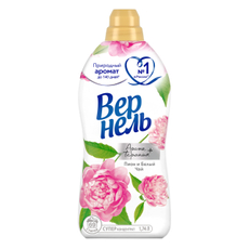 Кондиционер для белья Вернель Ароматерапия Пион и белый чай концентрат, 1.74л