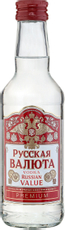 Водка Русская Валюта 38% 0.25л