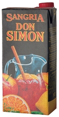 Вино Don Simon Sangria красное сладкое, 1л