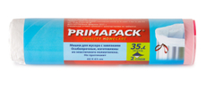 Мешки для мусора Primapack с завязками 60 х 63см, 35л х 15шт