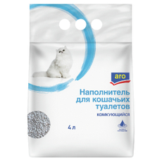 aro Наполнитель для кошачьих туалетов комкующийся, 4л