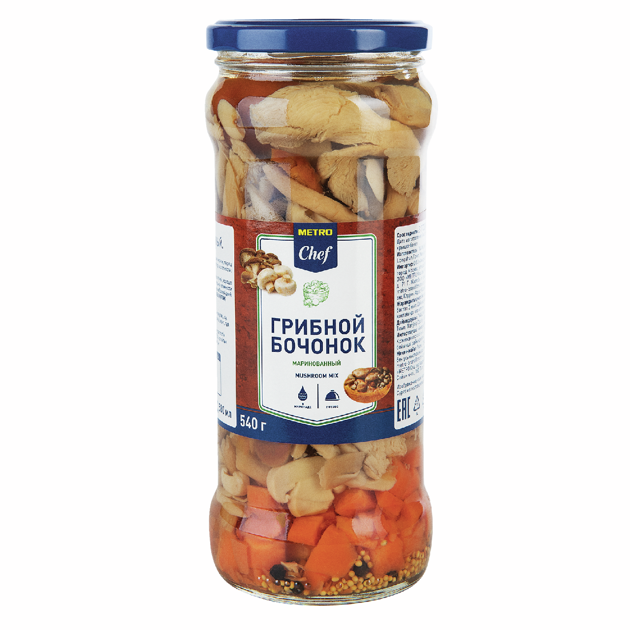 METRO Chef Ассорти грибное Грибной бочонок маринованное, 540г