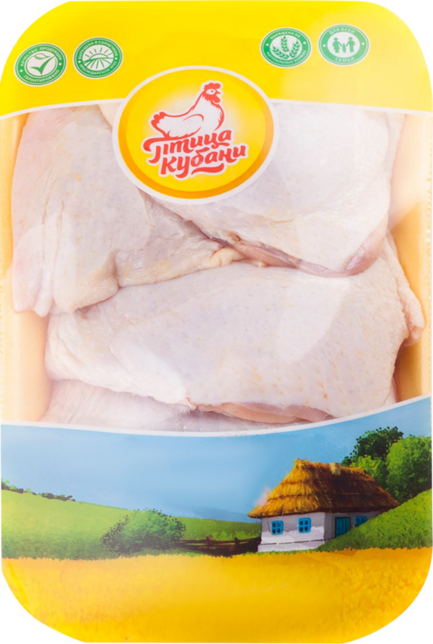 Бедро цыпленка-бройлера Птица Кубани охлажденное, ~1кг