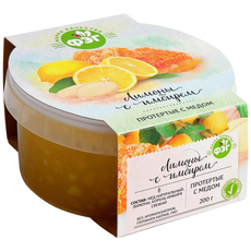 Лимоны ФЭГ с имбирем протертые с медом, 200г