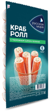 Краб-ролл Русское море с творожным сыром и зеленью, 180г
