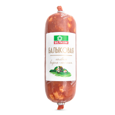 Колбаса Велком Балыковская варено-копченая срез, 290г