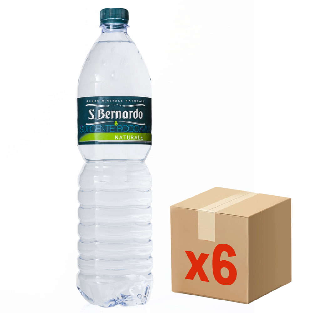 Изображение товара Вода San Bernardo питьевая негазированная, 1.5л x 6 шт