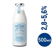 Молоко Белое Золото козье пастеризованное 2.8-5.6%, 500мл