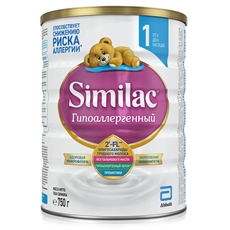 Заменитель грудного молока Similac Гипоаллергенный 1, 750г