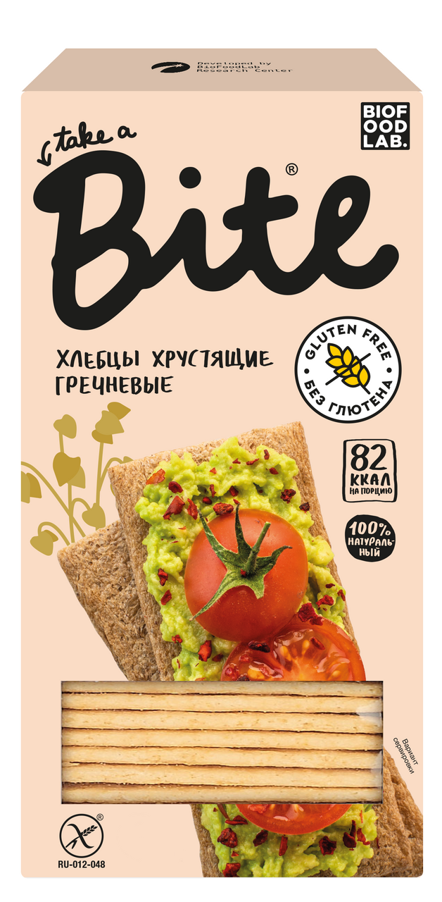 Хлебцы Take a Bite Гречневые хрустящие, 150г купить с доставкой на дом,  цены в интернет-магазине