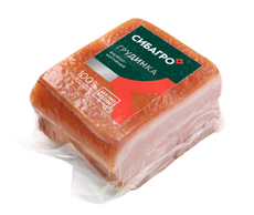 Грудинка Сибагро варено-копченая, 350г