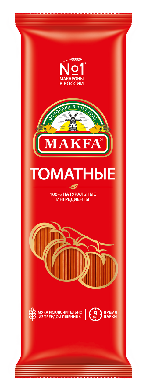 Макароны спагетти Makfa Томатные, 500г