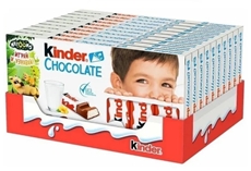 Шоколад Kinder Chocolate молочный 8 порций, 100г x 10 шт