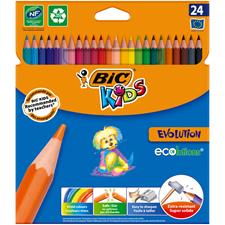 Карандаши BIC Kids, 24 цвета