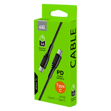 Кабель GAL 8108 Type-C-Type-C PD 3A, 1м