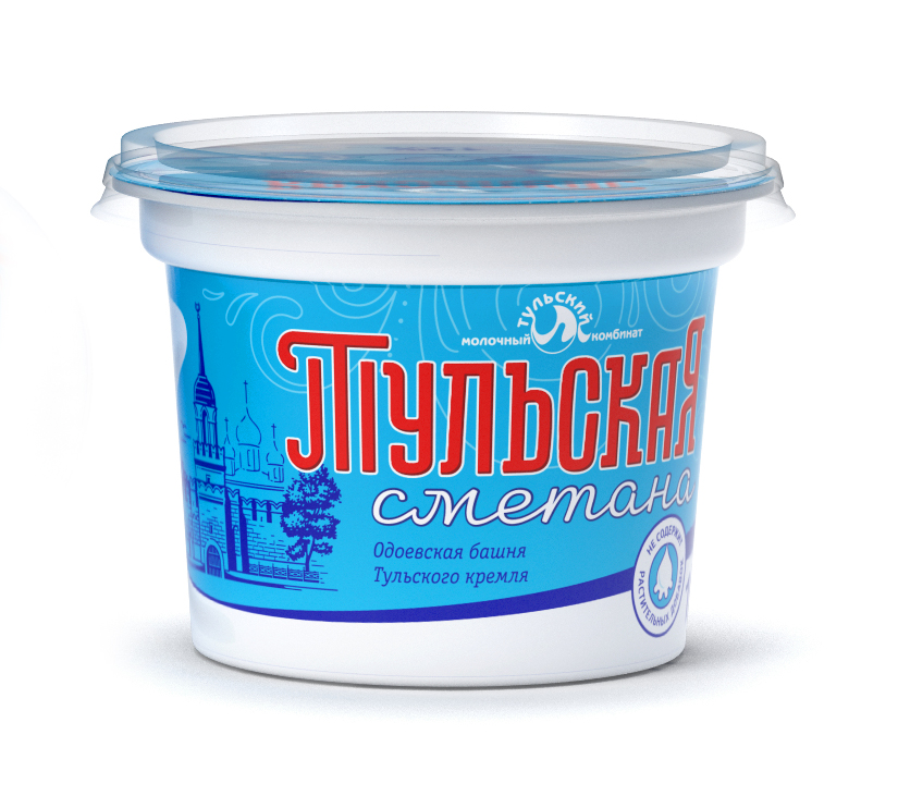 Сметана Тульский МК Тульская 15%, 180г купить с доставкой на дом, цены ...