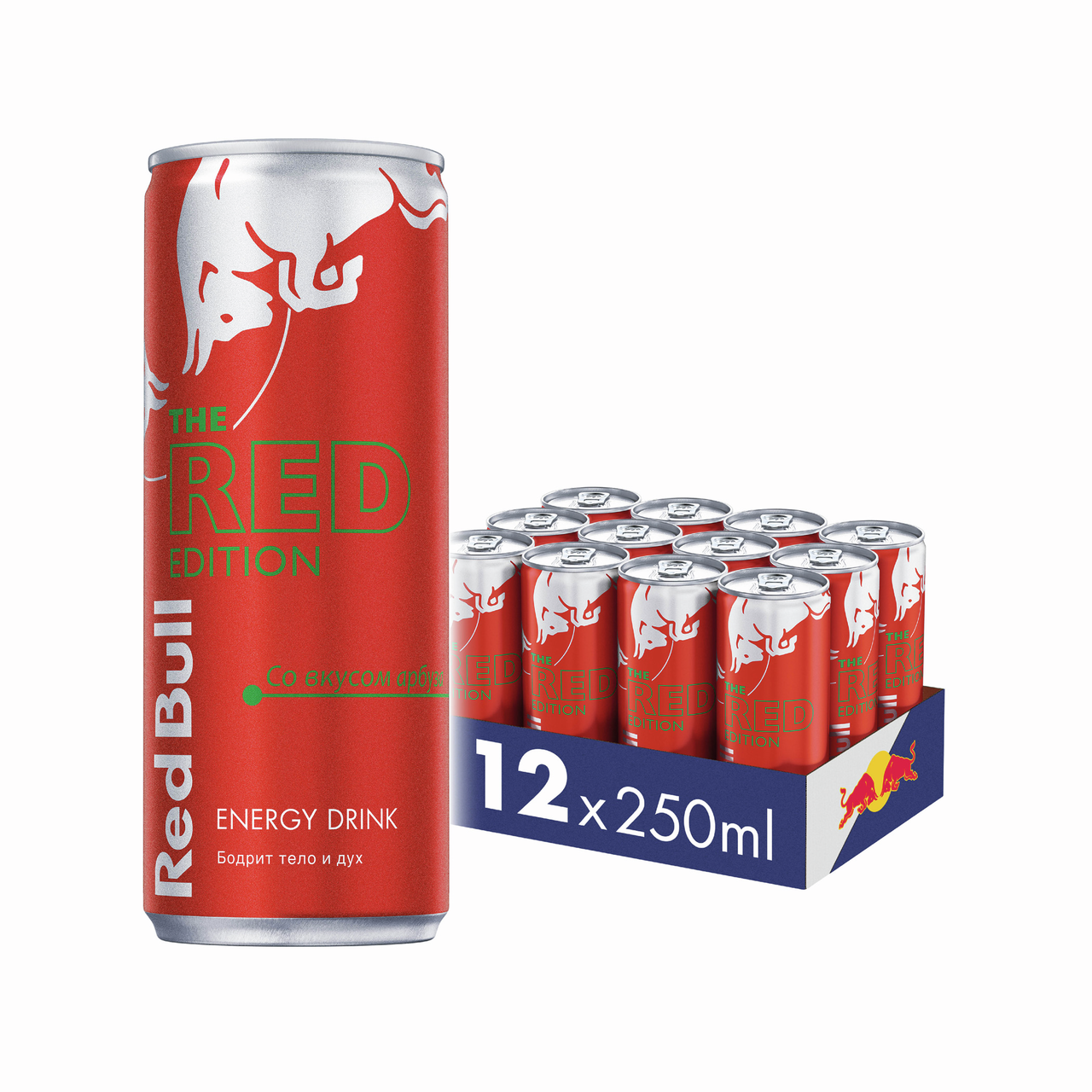 Энергетический напиток Red Bull арбуз, 250мл x 12 шт