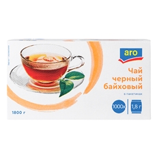 aro Чай черный пакетированный (1.8г х 1000шт), 1.8кг