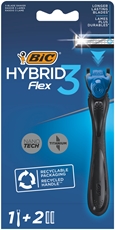 Станок для бритья BIC Flex 3 Hybrid 3 лезвия + 2 кассеты