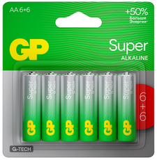 Батарейки GP Super LR6 AA, 12шт