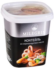 Коктейль из морепродуктов Меридиан Милегрин в масле, 415г