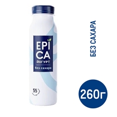 Йогурт питьевой Epica натуральный 2.9%, 260г