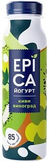 Йогурт питьевой Epica киви виноград 2.5%, 260г
