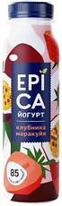 Йогурт питьевой Epica клубника маракуйя 2.5%, 260г