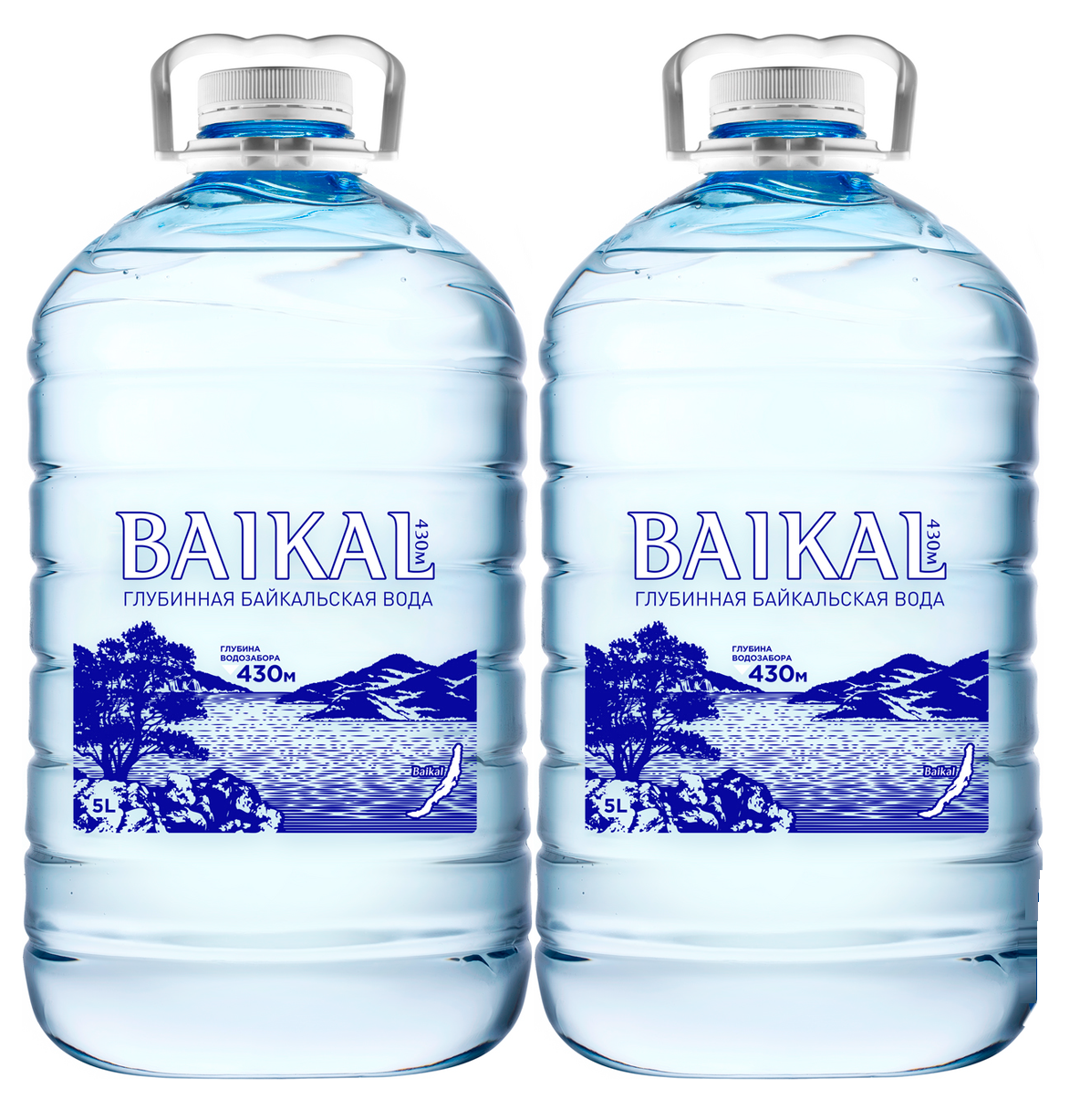 Изображение товара Вода Baikal430 глубинная питьевая негазированная 5л x 2 шт