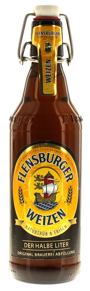 Изображение товара Пиво Flensburger Weizen, 0.5л