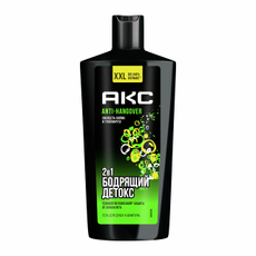 Гель для душа и шампунь Акс Бодрящий Детокс, 610мл