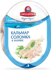 Кальмар Санта Бремор в заливке соломка, 180г