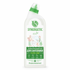 Гель для сантехники Synergetic Пихта и кедр биоразлагаемый концентрированный антибактериальный, 700мл