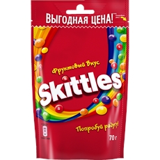 Драже Skittles Фруктовый вкус, 70г